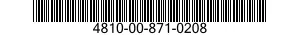 4810-00-871-0208  4810008710208 008710208