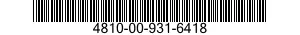 4810-00-931-6418  4810009316418 009316418