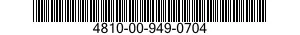 4810-00-949-0704 PLUNGER,ACTUATOR 4810009490704 009490704