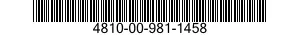 4810-00-981-1458 VALVE,LINEAR,DIRECTIONAL CONTROL 4810009811458 009811458