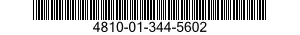 4810-01-344-5602 VALVE,GLOBE 4810013445602 013445602