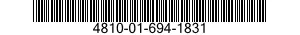 4810-01-694-1831 VALVE ASSEMBLY 4810016941831 016941831
