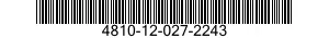 4810-12-027-2243 DIAPHRAGM 4810120272243 120272243