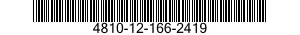 4810-12-166-2419 VALVE,ROTARY,SELECTOR 4810121662419 121662419