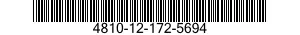 4810-12-172-5694 VALVE,ROTARY,SELECTOR 4810121725694 121725694