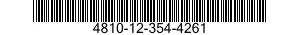 4810-12-354-4261 VALVE,GATE 4810123544261 123544261