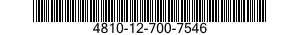 4810-12-700-7546 VALVE,CONTROL,MAGNETIC 4810127007546 127007546