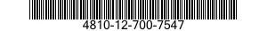 4810-12-700-7547 VALVE,CONTROL,MAGNETIC 4810127007547 127007547