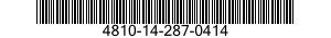 4810-14-287-0414  4810142870414 142870414