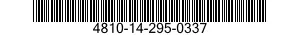 4810-14-295-0337 CORPS SOUPAPE 4810142950337 142950337