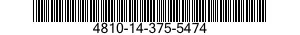 4810-14-375-5474  4810143755474 143755474