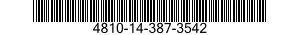 4810-14-387-3542 VALVE,GATE 4810143873542 143873542