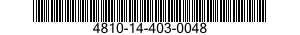 4810-14-403-0048 VALVE,GATE 4810144030048 144030048