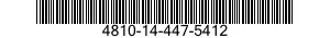 4810-14-447-5412 VALVE,GATE 4810144475412 144475412