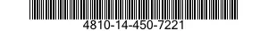 4810-14-450-7221 STEM,FLUID VALVE 4810144507221 144507221