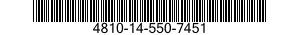 4810-14-550-7451 VALVE,GLOBE-CHECK 4810145507451 145507451