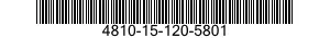 4810-15-120-5801 SERVOVALVE,HYDRAULIC 4810151205801 151205801