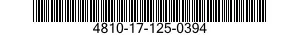 4810-17-125-0394 VALVE,SOLENOID 4810171250394 171250394