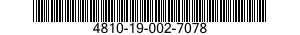 4810-19-002-7078 VALVE,CONTROL,MAGNETIC 4810190027078 190027078