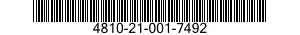 4810-21-001-7492 PACKING,PREFORMED 4810210017492 210017492