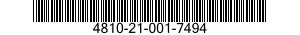 4810-21-001-7494 SPRING,HELICAL,COMPRESSION 4810210017494 210017494