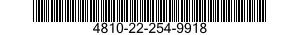 4810-22-254-9918 VALVE,ROTARY,SELECTOR 4810222549918 222549918