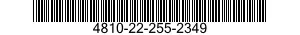 4810-22-255-2349  4810222552349 222552349