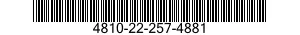 4810-22-257-4881 VALVE,SOLENOID 4810222574881 222574881