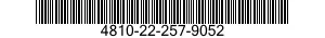 4810-22-257-9052 END-PLATE 4810222579052 222579052