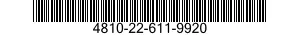 4810-22-611-9920 TAILPIECE,VALVE 4810226119920 226119920