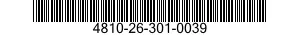 4810-26-301-0039 VALVE,REGULATING,FLUID PRESSURE 4810263010039 263010039