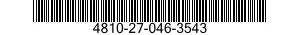 4810-27-046-3543 VALVE ASSEMBLY 4810270463543 270463543