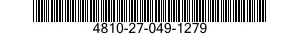 4810-27-049-1279 VALVE ASSEMBLY 4810270491279 270491279