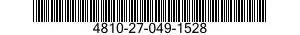 4810-27-049-1528 VALVE ASSEMBLY 4810270491528 270491528