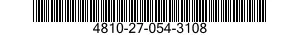 4810-27-054-3108 VALVE ASSEMBLY 4810270543108 270543108