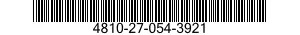 4810-27-054-3921 VALVE ASSEMBLY 4810270543921 270543921