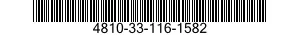 4810-33-116-1582 BODY,VALVE 4810331161582 331161582