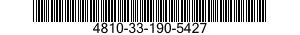 4810-33-190-5427 VALVE,GLOBE 4810331905427 331905427