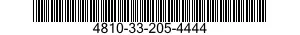 4810-33-205-4444 VALVE,GLOBE-CHECK 4810332054444 332054444