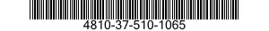 4810-37-510-1065 VALVE,3-WAY SHUTTLE 4810375101065 375101065