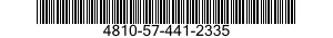 4810-57-441-2335 VALVE,GLOBE 4810574412335 574412335