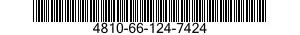 4810-66-124-7424 VALVE,ANGLE 4810661247424 661247424