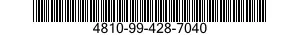 4810-99-428-7040 HEAD,VALVE 4810994287040 994287040