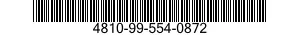 4810-99-554-0872 RETAINING RING 4810995540872 995540872