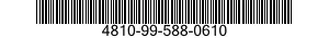 4810-99-588-0610 BODY,VALVE 4810995880610 995880610