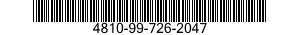 4810-99-726-2047 THRUST WASHER 4810997262047 997262047