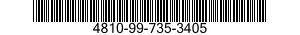 4810-99-735-3405 NAMEPLATE 4810997353405 997353405