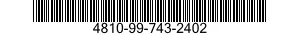 4810-99-743-2402 VALVE ASSEMBLY,MANIFOLD 4810997432402 997432402