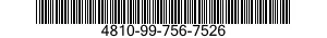 4810-99-756-7526 ADJUSTER,END STOP 4810997567526 997567526
