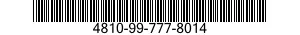 4810-99-777-8014  4810997778014 997778014